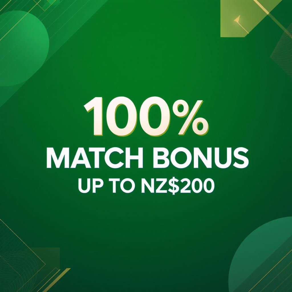 100% Match Bonus up to NZ$200 100% Match Bonus up to NZ$200
